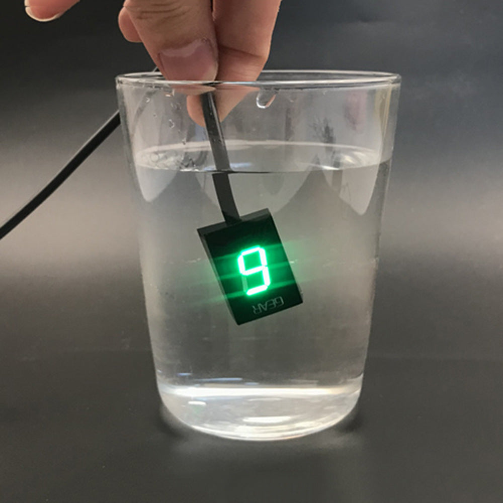 Motorcycle Gear Digital Meter Highlight Lcd Speed Calculation Waterproof Meter