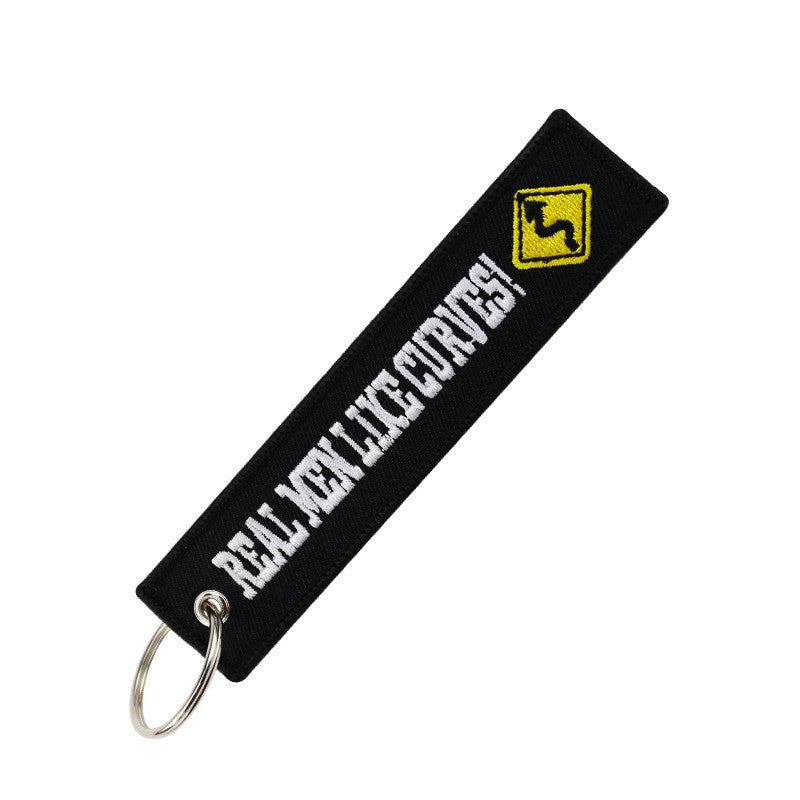 Motorcycle Accessories Personalized Key Chain Embroidery