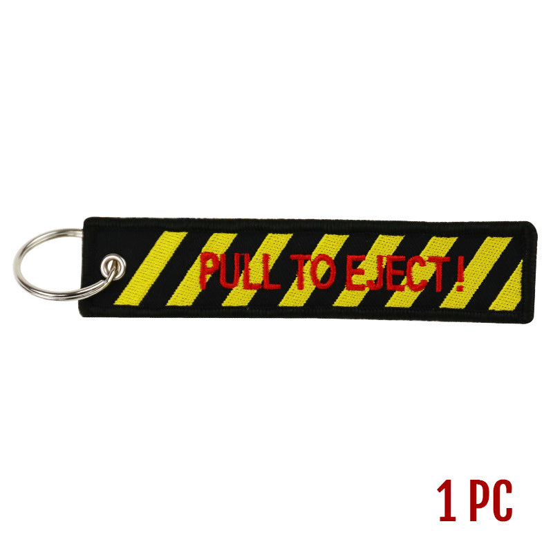 Motorcycle Accessories Personalized Key Chain Embroidery