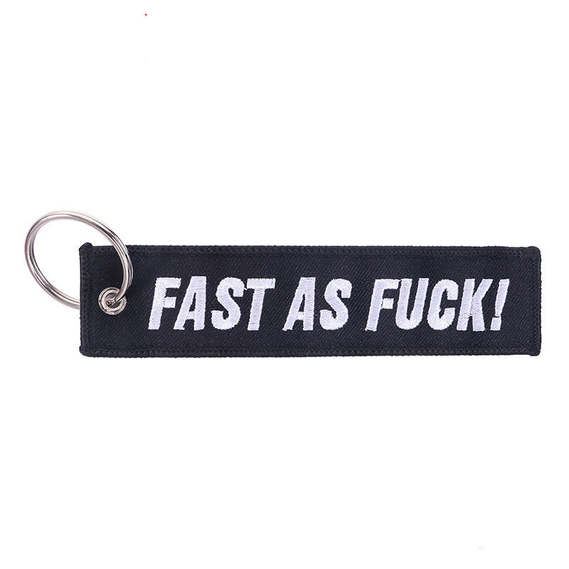 Motorcycle Accessories Personalized Key Chain Embroidery