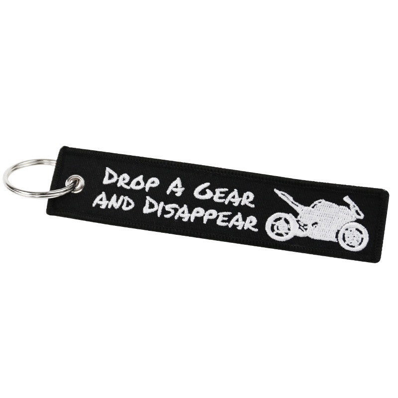 Motorcycle Accessories Personalized Key Chain Embroidery